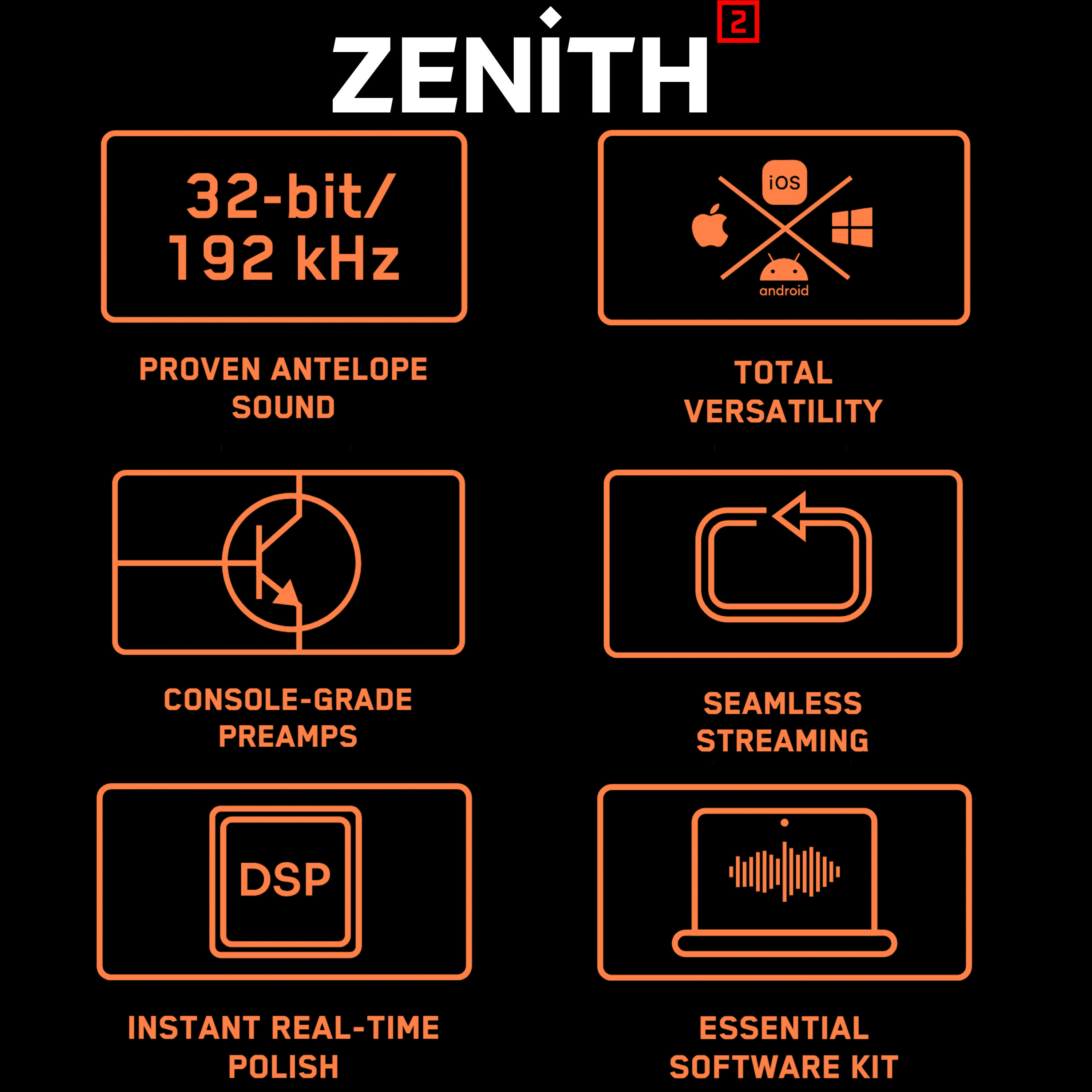 Antelope Audio Zenith 2 - Geluidskaart SonoVente.com - nl