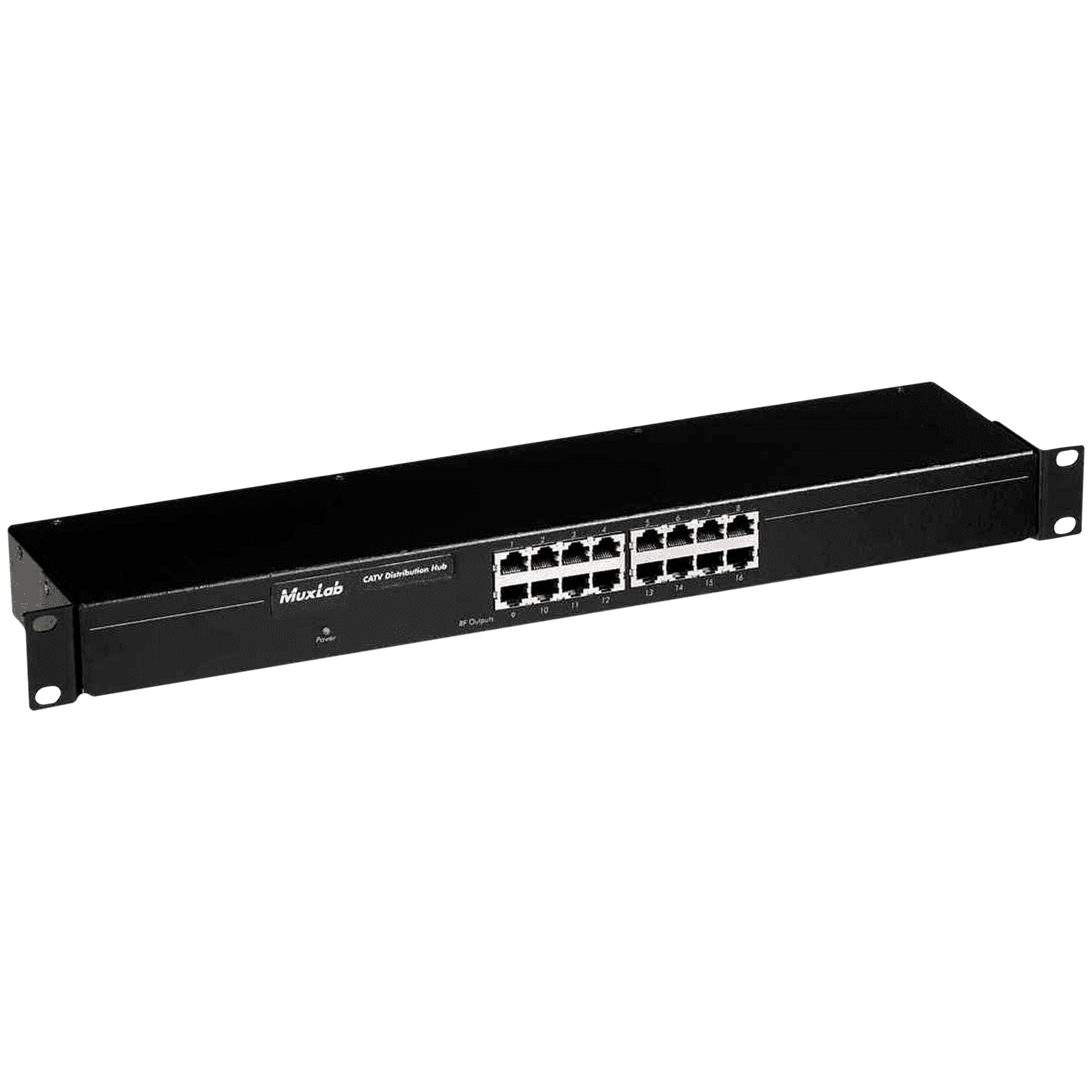 MuxLab 500304 CATV Hub 16 ports 110V - Materiel streaming SonoVente.com