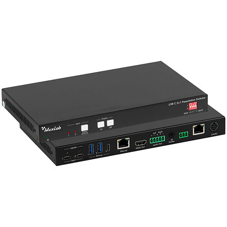 500531 USB-C 2x1 Presentation Switcher MuxLab