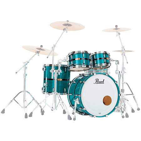 Pearl MP4C924XSPSC-850 Masters Maple Pure 22" Aqua Turquoise Stripe