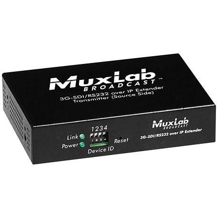 MuxLab 500756 TX Émetteur 3G-SDI et RS232 sur IP PoE