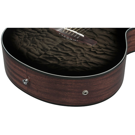 Ibanez AEWC16QA-TKH Transparent Black Sunburst