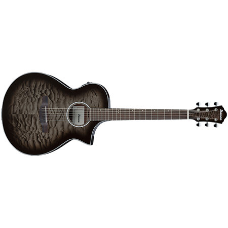 AEWC16QA-TKH Transparent Black Sunburst Ibanez