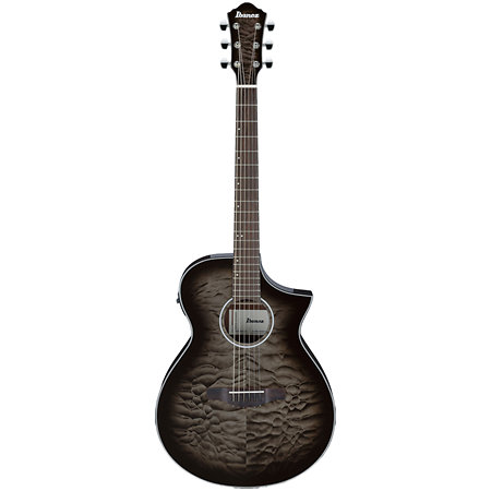 AEWC16QA-TKH Transparent Black Sunburst Ibanez