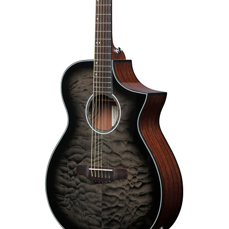 AEWC16QA-TKH Transparent Black Sunburst Ibanez