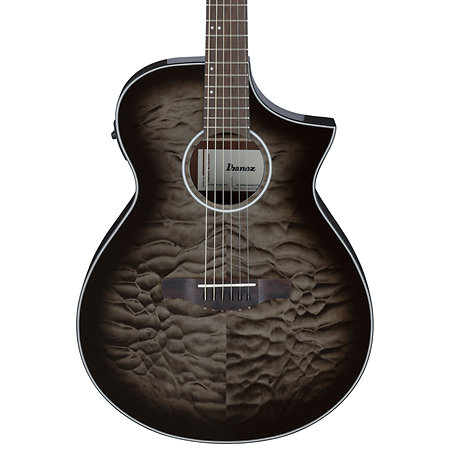 AEWC16QA-TKH Transparent Black Sunburst Ibanez
