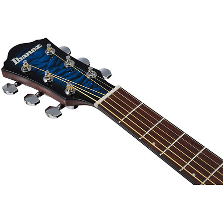 Ibanez AEWC16QA-TLH Transparent Blue Sunburst