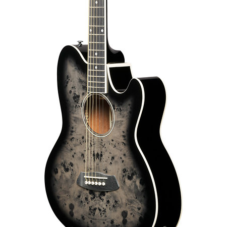 TCY10PA-BKB Talman Transparent Brown Black Burst High Gloss Ibanez