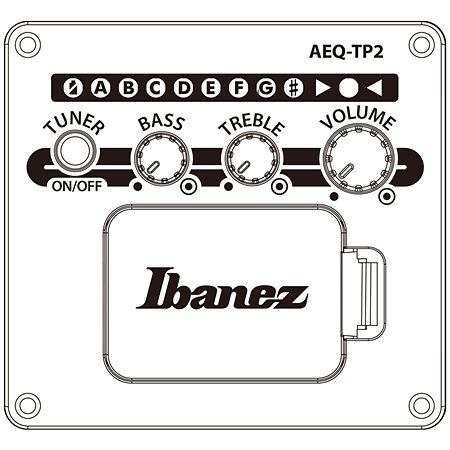 AE170-TBK Transparent Black High Gloss Ibanez