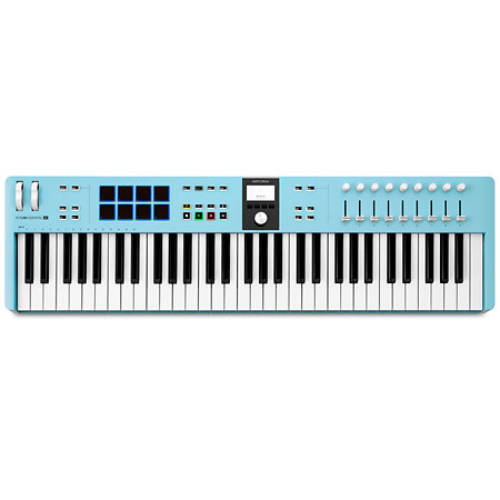 Keylab Essential 61 mk3 Aquamarine Limited Edition Arturia