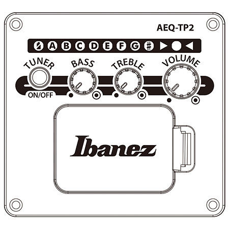 AAD77M1E-OAW Open Pore Antique White Ibanez