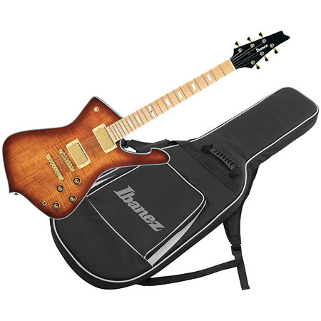 Ibanez IC420MFM-CML Caramel Burst Low Gloss + Housse