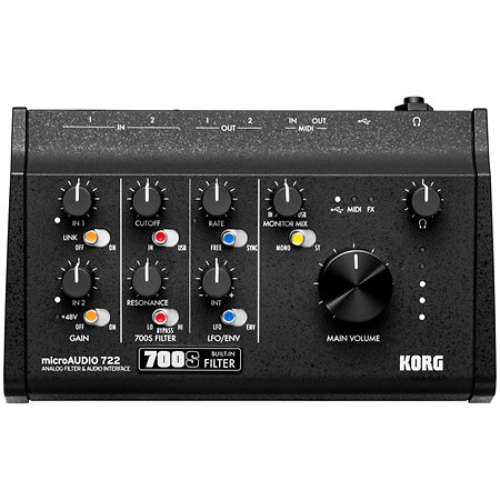 MicroAUDIO 722 + Filtre Minikorg 700 Korg