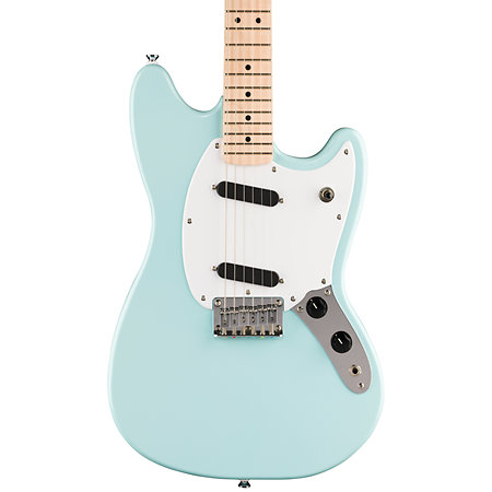 Sonic Mustang MN Daphne Blue Squier by FENDER
