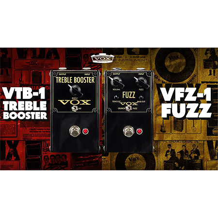 Vox VTB-1 Treble Booster + Fuzz - Electric Guitar Effects