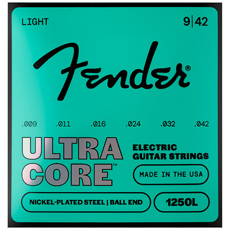 UltraCore 1250L Electric Guitar Strings 09-42 Fender