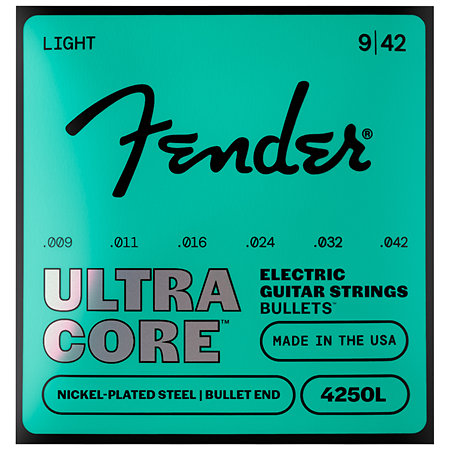 UltraCore 4250L Bullet Electric Guitar Strings 09-42 Fender