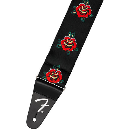 Fender Rose Strap Red 2"