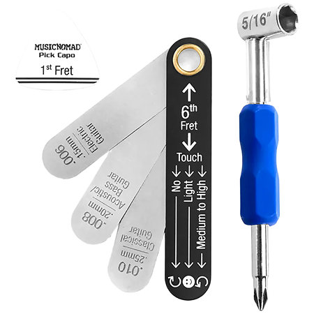 MusicNomad MN611 Kit de réglage pour guitares Gibson et PRS (USA) livré avec MN232 et MN600
