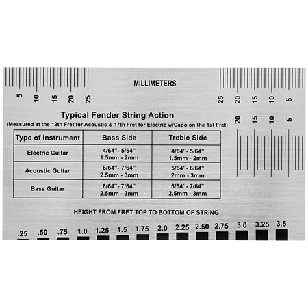 Fender String Action Gauge