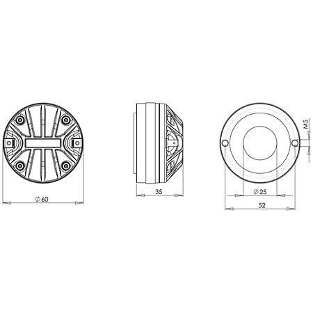 B&C Speakers DE110 16 Ohm Driver
