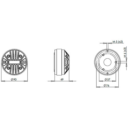 B&C Speakers DE14 16 Ohm Driver