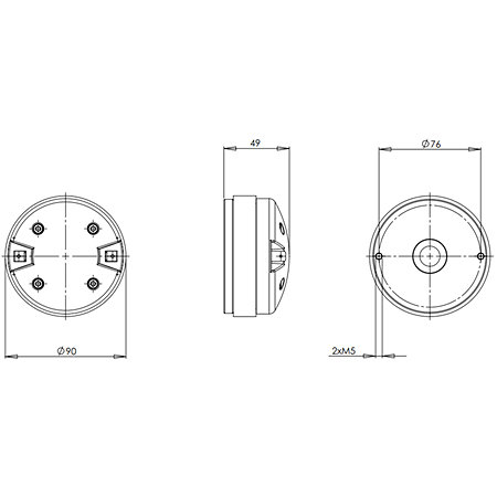 B&C Speakers DE12 16 Ohm Driver
