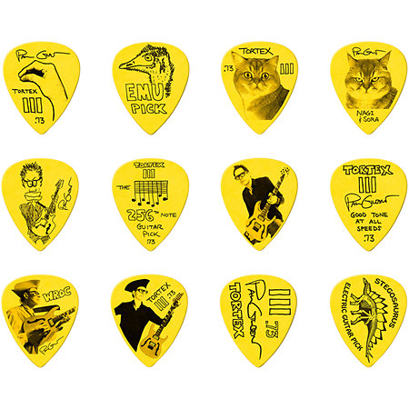 Dunlop Paul Gilbert Custom Tortex TIII .73 mm Pack de 12
