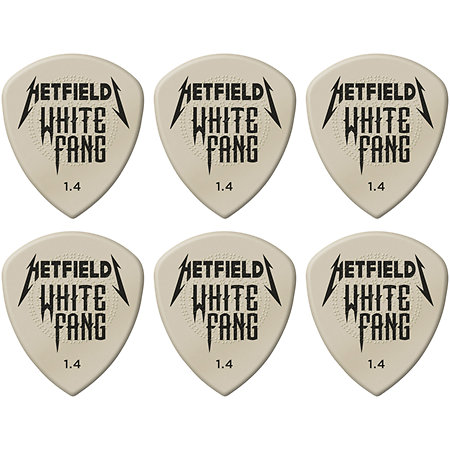 Hetfield's White Fang Custom Flow 1.4mm Pack de 6 Dunlop