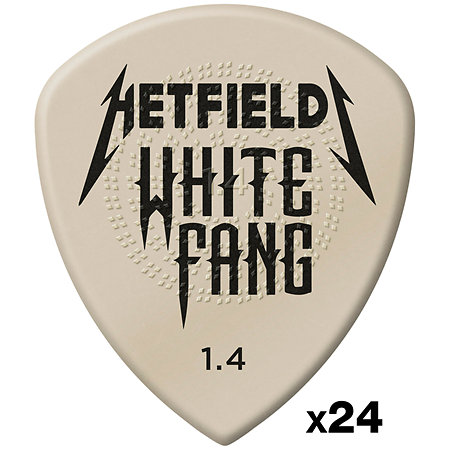Dunlop PH122R140 Hetfield's White Fang 1,4 mm (lot de 24)