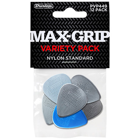 Dunlop Max-Grip Nylon Standard Variety Pack de 12