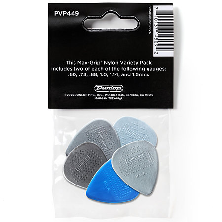 Dunlop Max-Grip Nylon Standard Variety Pack de 12