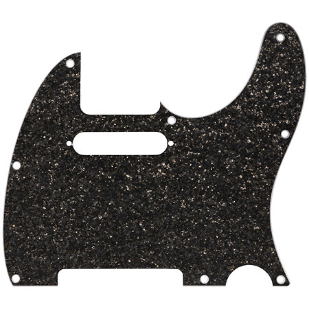 Hybrid Glass/Glitter Telecaster SS Pickguard Dark Gray Sparkle Fender