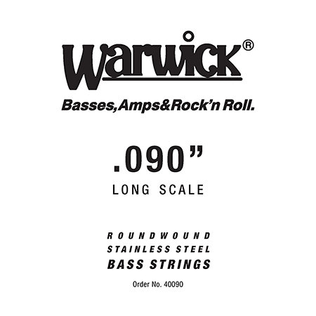 Warwick 40090 Black Label Stainless Steel .090