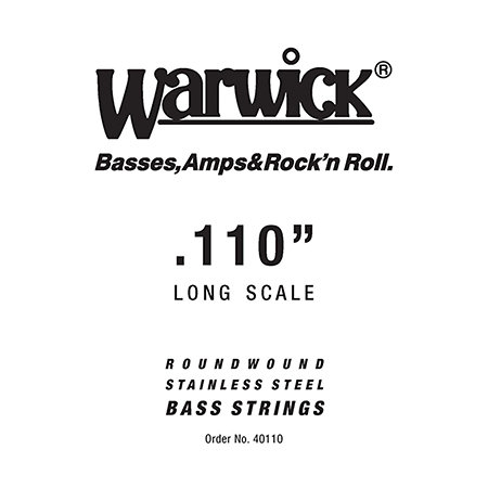 Warwick 40110 Black Label Stainless Steel .110