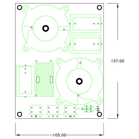 FB354V2 16 Ohm Crossover B&C Speakers