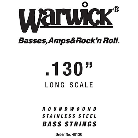 Warwick 40130 Black Label Stainless Steel .130