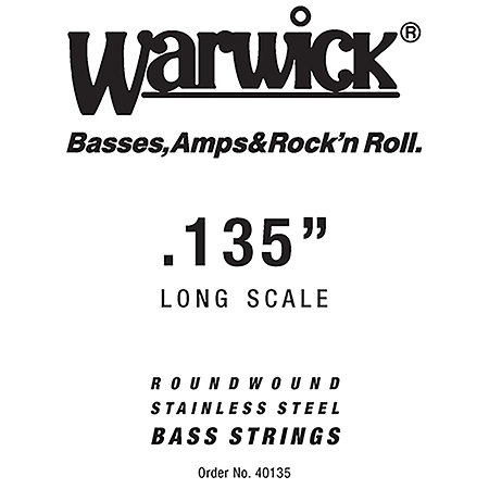 Warwick 40135 Black Label Stainless Steel .135