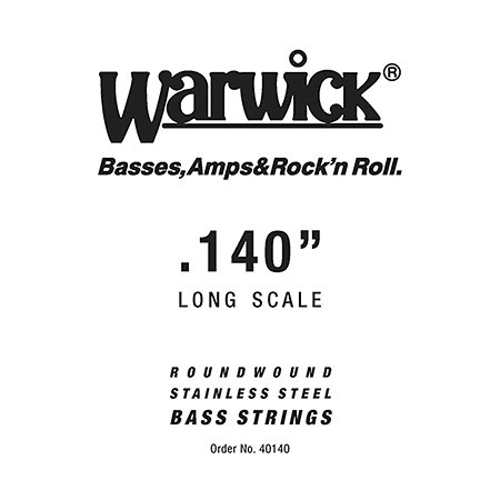 Warwick 40140 Black Label Stainless Steel .140