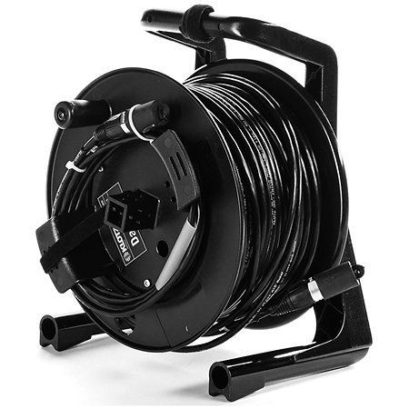 Câble réseau gaine PVC CAT5 2x etherCON sur touret, 50 m Klotz