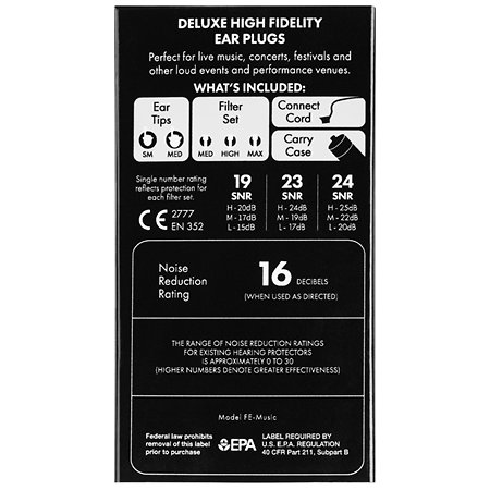 Fender Deluxe Hi-Fi Ear Plugs
