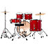 RSS525SCC-747 Roadshow Rock 5 fûts 22" Matte Red + Hardware + 2 cymbales Sabian Pearl