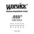 46055 Red Strings Nickel Steel .055 Warwick