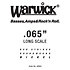 46065 Red String Nickel Steel .065 Warwick