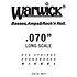 46070 Red Strings Nickel Steel .070 Warwick