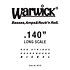 46140 Red Strings Nickel Steel .140 Warwick
