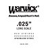 42025 Red Strings Stainless Steel .025 Warwick