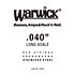 42040 Red Strings Stainless Steel .040 Warwick