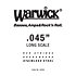 42045 Red Strings Stainless Steel .045 Warwick
