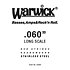 42060 Red Strings Stainless Steel .060 Warwick